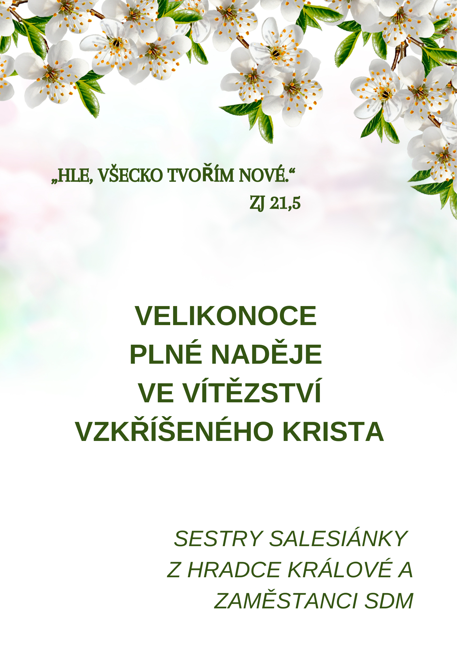 Velikonoce s nadějí