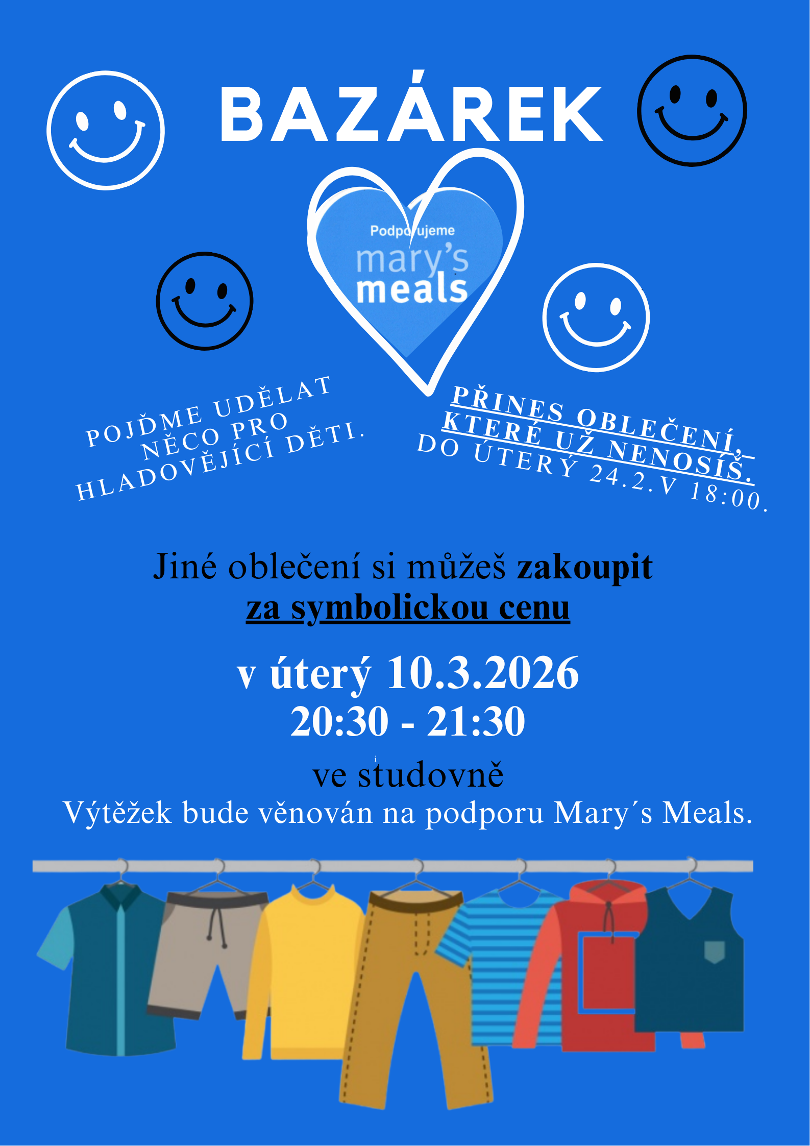 Bazárek pro Mary´s meals