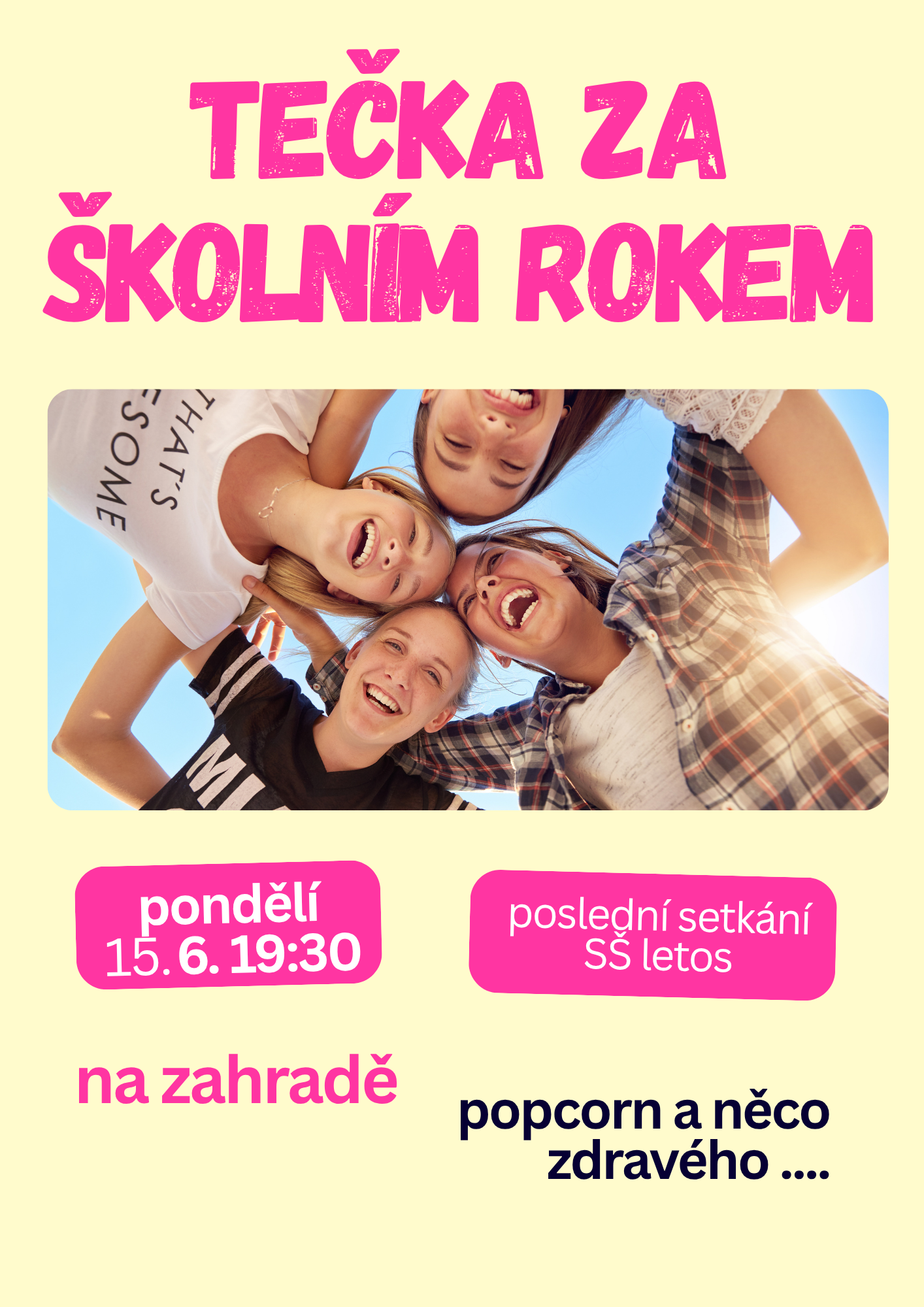 Tečka za školním rokem